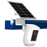 6W Solar Panel with Gutter Mount for Ring Cameras,Stick Up Cam, Stick Up Cam Pro, Spotlight Cam Plus/Pro with Waterproof Cable a