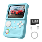 R36T Retro Gaming Console, 3.5 IPS Screen, Open Source System Support WI-FI Download Multiple Emulator, WiFi Networked Fightin