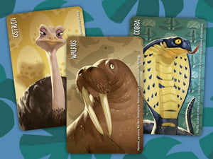 Horrible Guild Similo Wild Animals: A Fast-Playing Family Card Game - Guess The Secret Wild Animal Character, 1 Player Is The Cl
