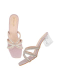 Shoetopia Stylish Embellished Rhinstone Detailed Rose-Gold Heels For Women & Girls /Eu36,Rose-Gold,3,B0DRJDC16W