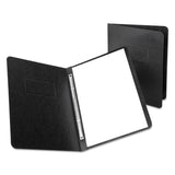 Oxford 12706 PressGuard Coated Report Cover, Prong Clip, Letter, 3Inch Capacity, Black