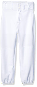 Alleson Athletic Boys' Standard Youth Elastic Bottom Baseball Pant, White, Small
