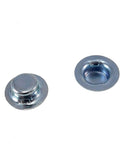 1/2 Push On Cap Nut - 1/2 inch Axle Cap Nut - Push On Cap Nuts - Axle Caps 1/2 - Wheel Retainers (4)