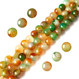 100pcs 6mm Peacock Agate Beads Natural Gemstone Beads Round Loose Beads for Jewelry Making