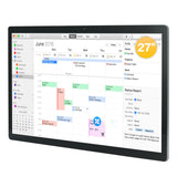 TouchWo 27 inches Touchscreen Digital Calendar & Wall Planners, Smart Whiteboard Calendar for Chore Chart & Work Schedule, Built