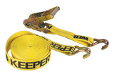 Keeper 04622 2 x 27 Ratchet TieDown With Double J Hooks