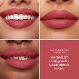 Bareminerals Mineralist Lasting Matte Liquid Lipstick For Women, Velvet Matte Finish, All-Day Wear, Weightless, Non-Drying Formu
