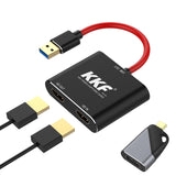 KKF 4K HDMI Capture Card, 1080P 60FPS Video Capture Card for Streaming and Recording of PS5, PS4, Xbox Series X/S, Nintendo Swit