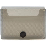 JAM Paper Large Business Card Holder Case - 2 1/4 x 3 3/4 - Smoke - Sold Individually
