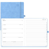 POPRUN Weekly Planner 2025-2026 (Large 8.5x 10.5) Academic Calendar (JUL.25 - JUN.26) Appointment Book with Monthly Tabs, Le