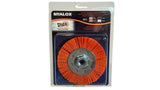 Dico 7200077 Nyalox Wheel Brush, 4.5, Orange