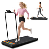 RIVANO Treadmill with Handles, Electric Treadmills for Home Small, 270LBS Capacity, Under Desk Treadmill with Remote Control LED