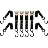 Muddy 1 X 10 Standard Duty Durable Reliable WeatherResistant Versatile Reinforced Ratchet Straps with VinylCoated SHooks | 