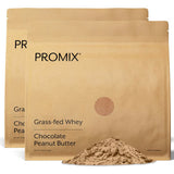 Promix Whey Protein Powder, Chocolate Peanut Butter - 5lb Bulk - Grass-Fed & 100% All Natural - Post Workout Fitness & Nutrition