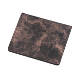 Merishopp 10Xvaccination Card Protector Slim Leather Wallet For Documents Black| Trendy | Comfortable | Fashionable | Soft Fabri