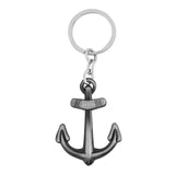 Caristo Ship Anchor And Rope (Kc9) Grey Metal Keychain For Car Bike Men Women Kids Keyring