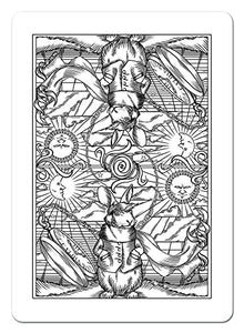 Albino Dragon The White Rabbit Playing Cards