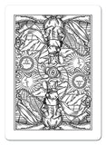 Albino Dragon The White Rabbit Playing Cards