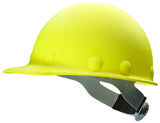 FibreMetal by Honeywell P2HNRW02A000 Super Eight Fiber Glass High Heat Ratchet Cap Style Hard Hat Yellow