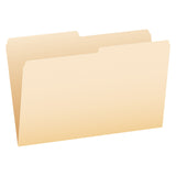 Pendaflex File Folders, Legal Size, Manila, 1/2 Cut, 100/Bx (753 1/2)