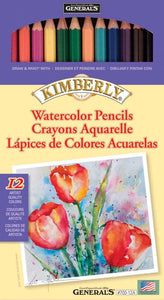 General Pencil 700-12A Kimberly 12Pc.Watcol Pencil Set700 12A, 48 Count (Pack Of 1), Multicolor 12