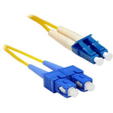 Enet 20M Sc To Lc Duplex SingleMode 9/125 Os2 Yellow Fiber Patch Cable 20 Meter