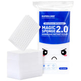 SUPERASER Magic Sponge Eraser, 10 Pack, 2X Density Melamine Foam