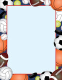 Great Papers! Team Sports Letterhead, 80 Count, 8.5x11 (2015030)