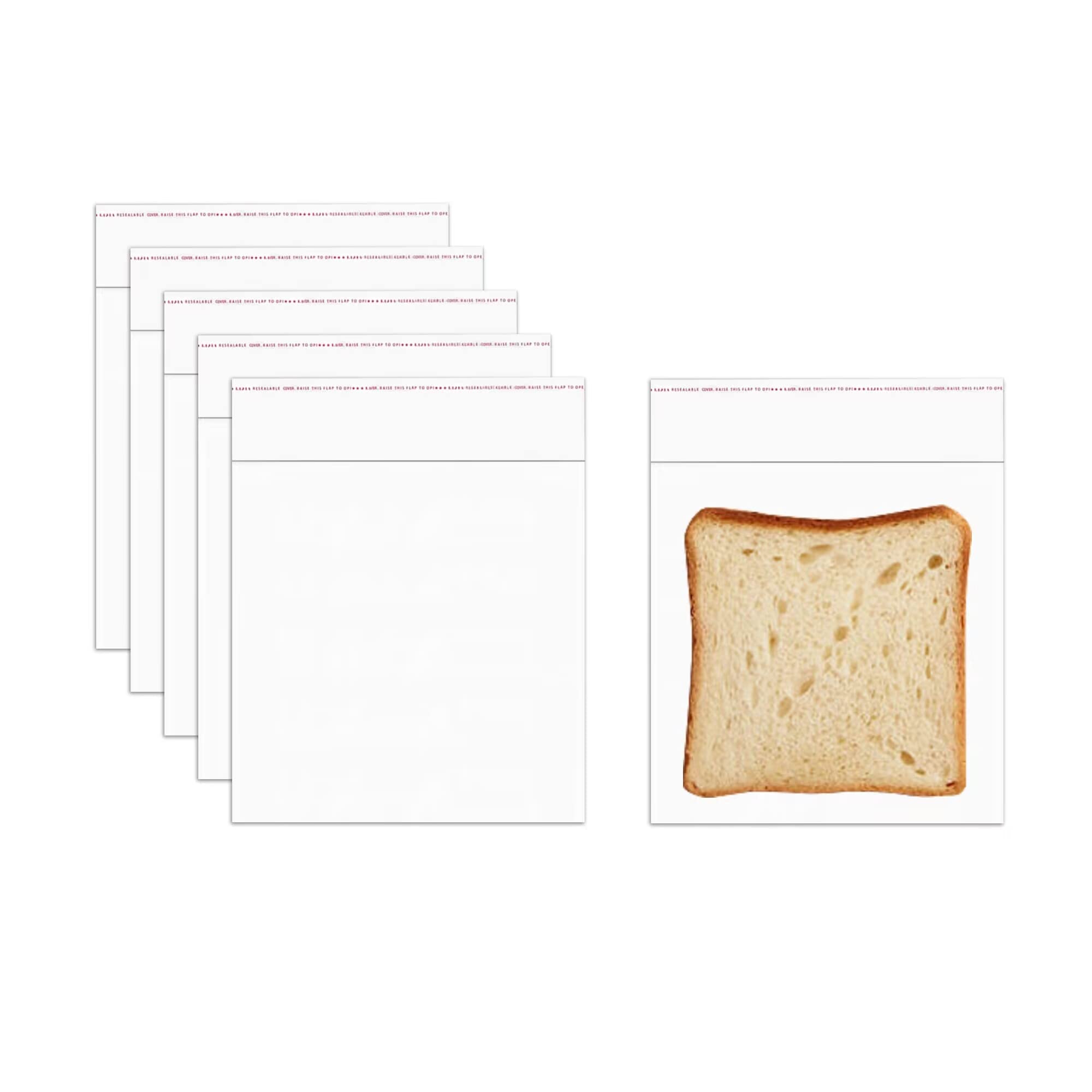 CinnanniC Clear Self Sealing Cellophane Bags 6x6 200Pcs Square Self Stick Cello Bags Adhesive OPP Poly Pouch Baggies for Baker