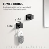 10-Pieces Brushed Silver Bathroom Accessories Set, Stainless Steel Bathroom Hardware Set, Towel Racks for Bathroom Wall Mounted