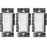 Lutron Diva LED+ Dimmer Switch for Dimmable LED, Halogen and Incandescent Bulbs, 150W/SinglePole or 3Way, DVCL153PWH3, Whit