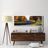Autumn Road, Storm King Mountain, New York-Paper Art-74,,X26,,