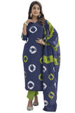 Gosriki Women'S Rayon Blend Straight Printed Kurta With Pant & Dupatta (Sumitra Blue-Fnw-Gs_L_Blue_Large),Blue,,B0CGTR9R1V