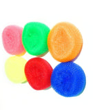 ROTZ Nylon Scrub Pads Non Stick Cookware Utensils Juna for Dish Wash Cleaning Non Stick Plastic Round Scrubber for Kitchen Barta