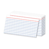 Office Depot Brand Ruled Index Cards, 3 x 5, White, Pack of 300