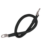 Ancor 189140 Marine Grade Electrical Premium Tinned Boat Battery Cable Assemblies (2-Gauge, Size 5/16 Stud, Black, 18-Inches-Pac