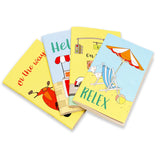 Coi A5 Notebooks,Set Of 4 Soft Bound UnRuled Diaries With 80 Gsm & 64 Pages Each,Perfect For Journaling,ToDo Lists,Compact & S