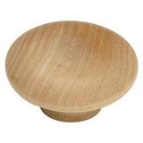 Hickory Hardware P186UW 2Inch Natural Woodcraft Knob, Unfinished Wood