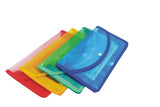 Imprint Clear/Transparent Document Folder With Snap Button, Good Quality Poly Envelope, (10 X 6 X 2) Inches/ A5 Size, This Pack 