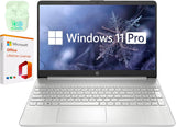 HP 15.6 Business & Student Laptop Computer, Intel Core i5, Windows 11 Pro Laptop with Microsoft Office Lifetime License, Copilot