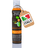 GREENER CHEF Organic Premium Italian Food-Grade Walnut Oil Spray & Butcher Block Conditioner - 100% Walnut Oil for Bamboo Choppi