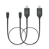Charger Cable for Splatter Ball Gun, Gel Blaster, Axial SCX24 - 7.4V 2-Pack
