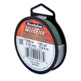 Beadalon Wildfire, 0.006 in, 0.15 mm, Break Strength 10 lb / 4.5 kg, Green, 125 yd / 114 m