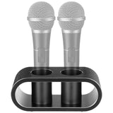 yeesport Metal Desktop Microphone Storage Holder, Aluminum Alloy Microphone Stand, Fashionable Tabletop Mic Organizer for Desk, 