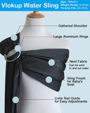 Vlokup Baby Water Ring Sling Carrier | Lightweight Breathable Mesh Baby Wrap for Infant, Newborn, Kids and Toddlers | Perfect fo