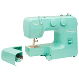 Janome Arctic Crystal Easy-to-Use Sewing Machine with Interior Metal Frame, Bobbin Diagram, Tutorial Videos, Made with Beginners