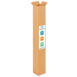 Tall Moving & Shipping Boxes 4 x 4 x 36 inches (5-Pack) - Extra Strength 200 lb vs Regular - Corrugated Strong Packing Boxes for