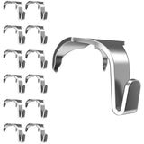 appacare 12 Pcs Molding Hooks for Picture Rails,Moulding Picture Rail Hangers Hooks for Art & Photos (Silver)
