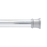 Kenney KN609C/40 Twist & Fit No Tools Camlock Tension Easy Install Shower Curtain Rod with NonSlip, OnScratch Ends, 4272 Adj