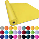 SMART&CASUAL 36 x 2,520 (210) Lemon Yellow Kraft Craft Paper Roll for Gift Wrapping Bulletin Board Bouquet Flower Kids Art Pack